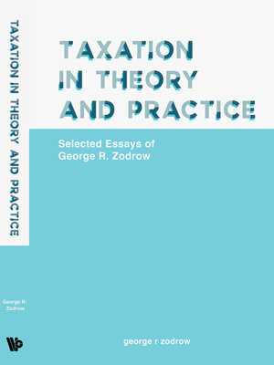 cover image of Taxation In Theory and Practice